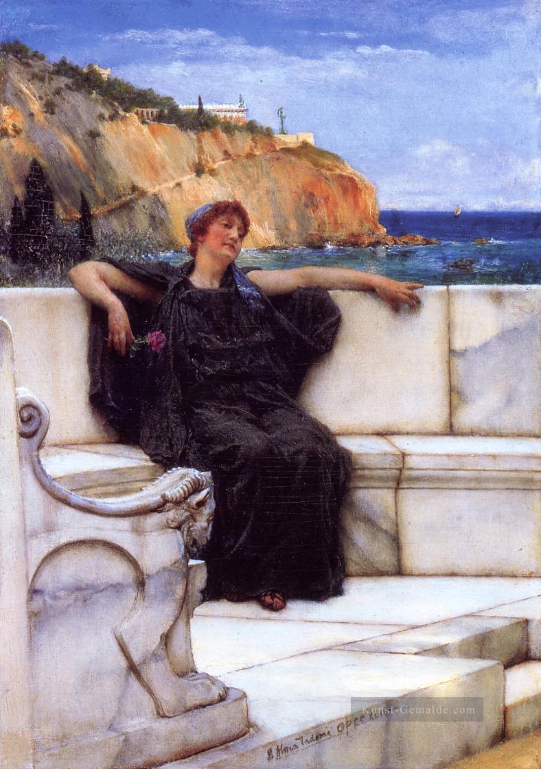 Ruhender romantischer Sir Lawrence Alma Tadema Ölgemälde